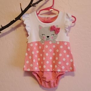 Cat polka dot  dress